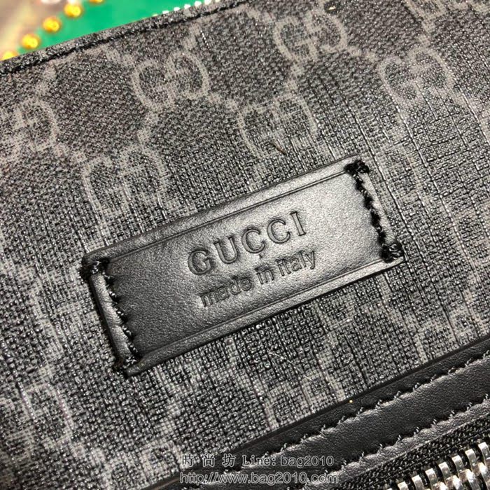 GUCCI 古馳男包 新款 474137 克pvc 中號 男士單肩包 Gucci斜挎包